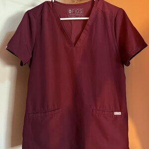 Burgundy Figs Casma Three Pocket Top SMALL